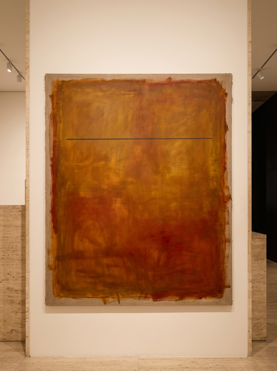 Untitled (Ochre) — R. Mbaye